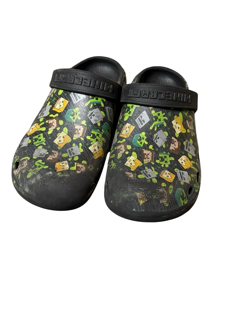 Minecraft Kids EVA Clogs Shoes Size 6 Big Kid Youth Slip On Sandals